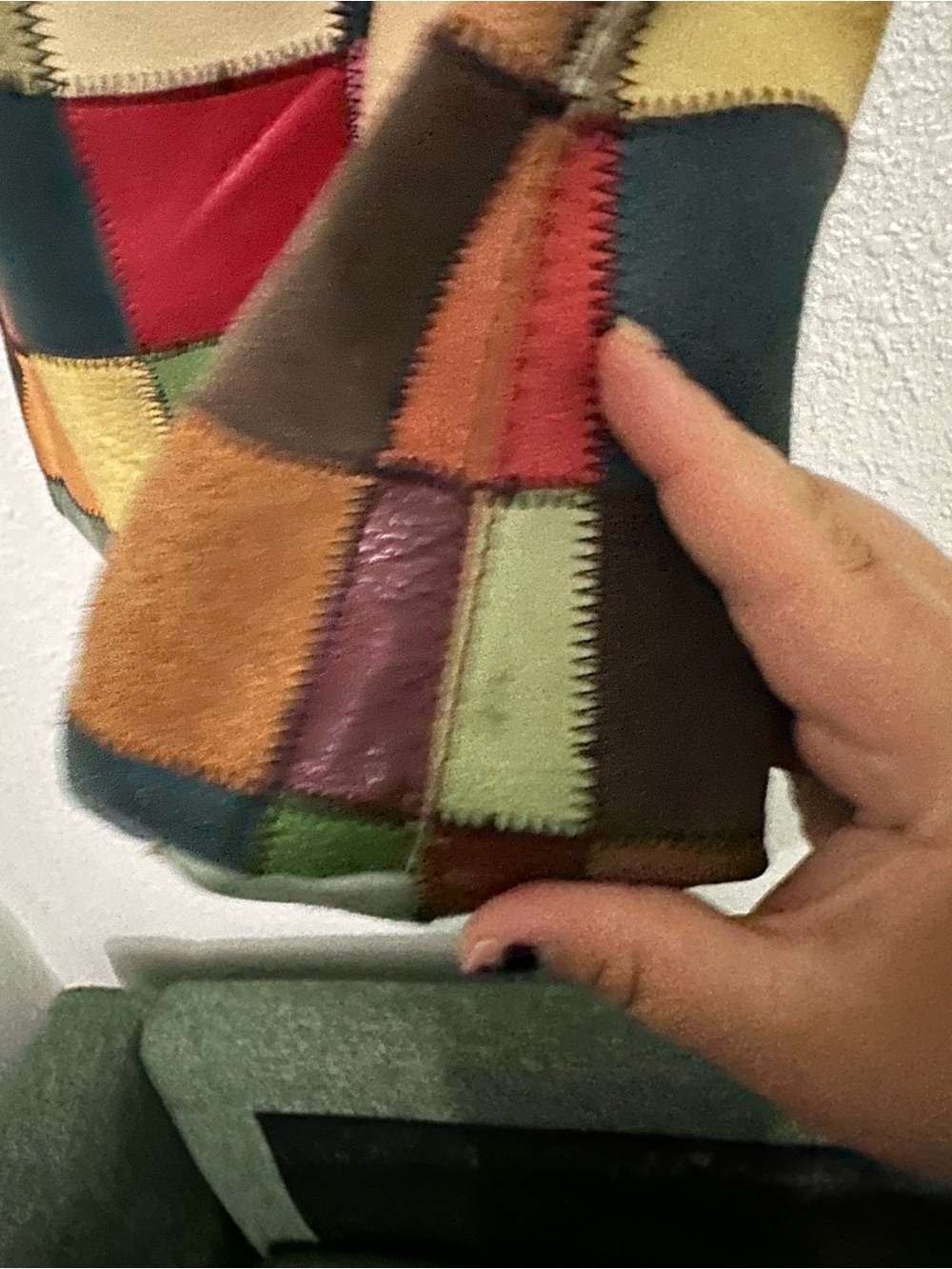 Lucky Brand Patchwork Leather Hobo Shoulder Bag - Picture 3 of 8